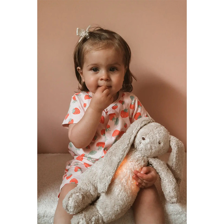 Knuffel Nachtlamp The Humming Bunny 2.0 Sand 