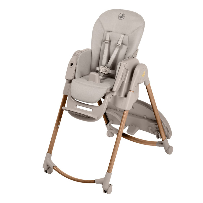 Chaise haute réglable et évolutive Minla Plus Elegance Beige 