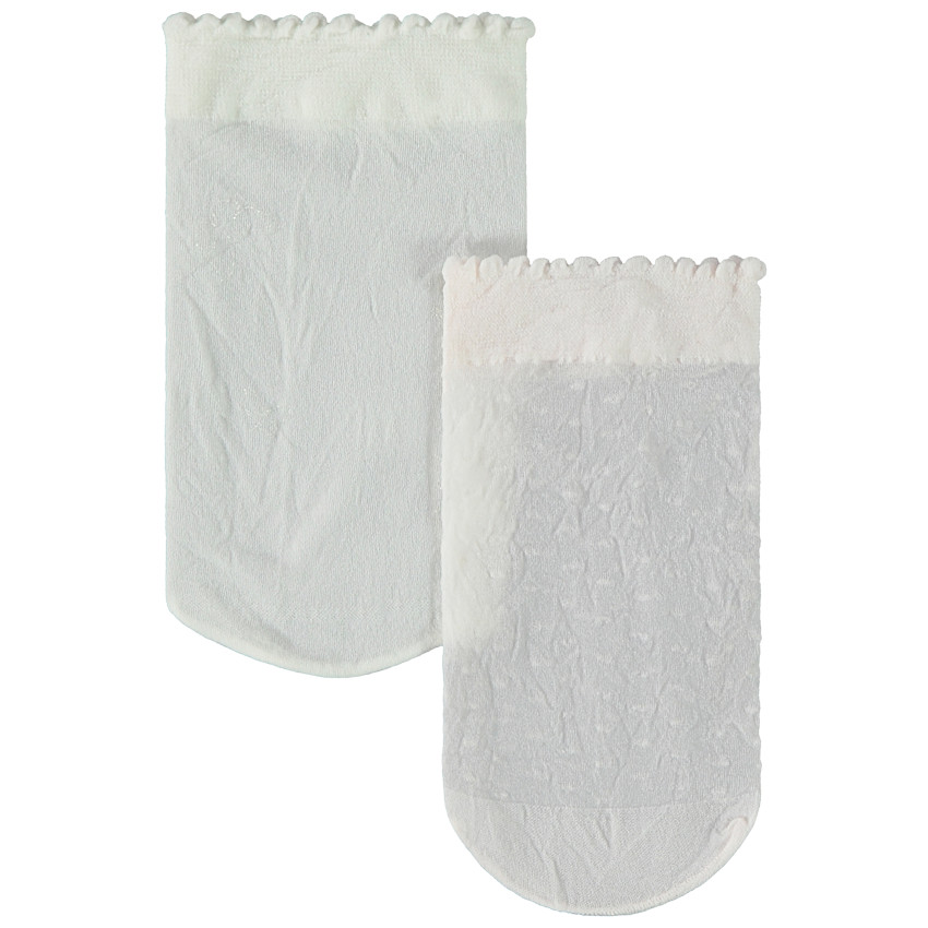 Lot de 2 paires de chaussettes fines pour fille 