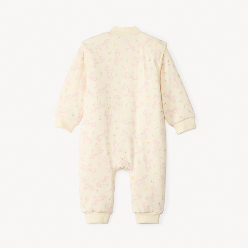 Surpyjama imprimé à manches amovibles pour bébé fille 