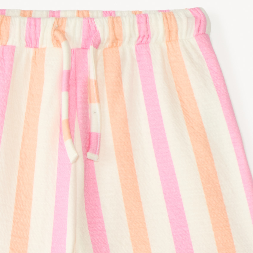 Korte gestreepte short meisjes 