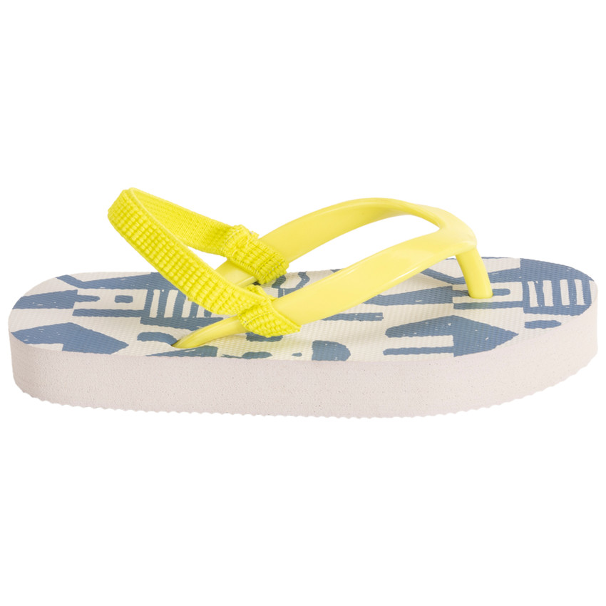 Tongs imprimé abstrait pour garçon avec lanière selon l'âge 