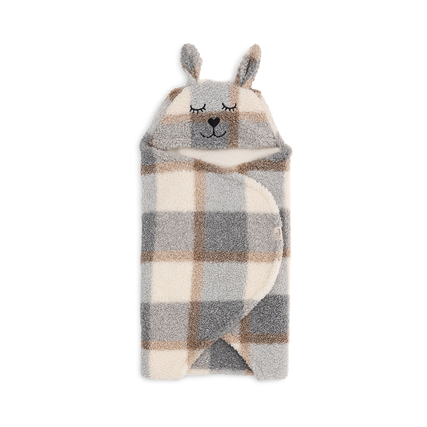 Couverture enveloppante Bunny Check Boucle Carreaux 