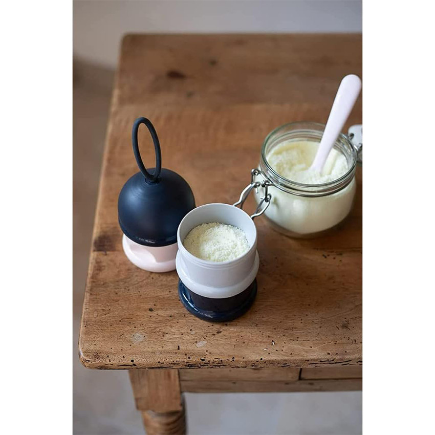 Boîte doseuse pour lait empilable Bleu Nuit 