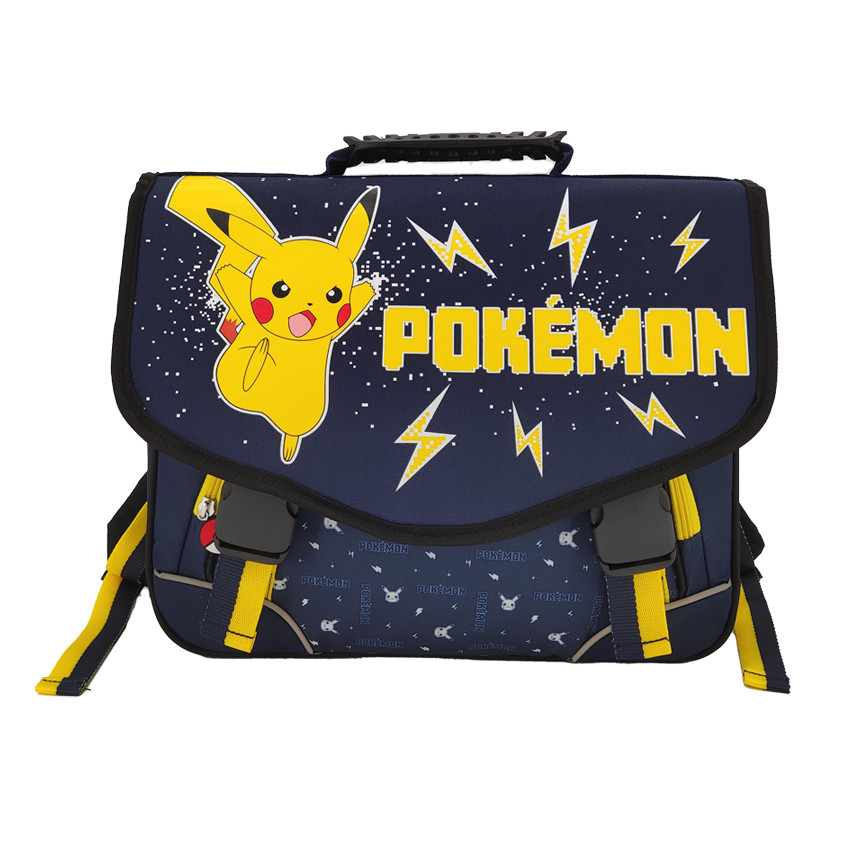 Cartable 38cm bleu Pokemon 