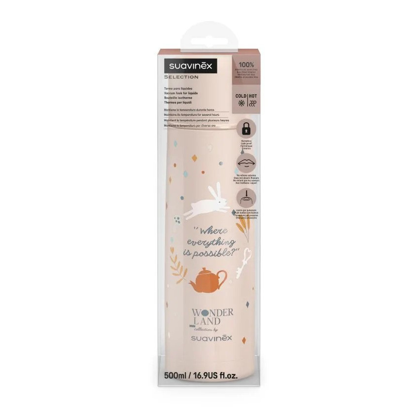Bouteille Isotherme 500ml Wonderland Rose 