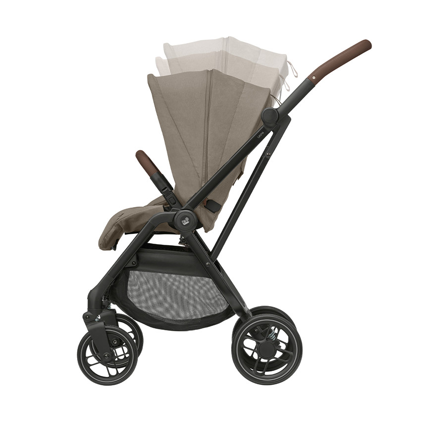 Poussette ultra-compacte Leona² twillic truffle 
