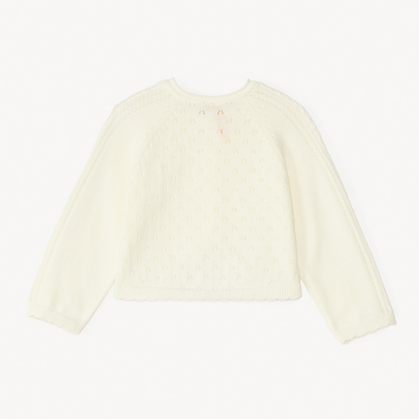 Boléro vestje van gehaakt kant voor babymeisjes 