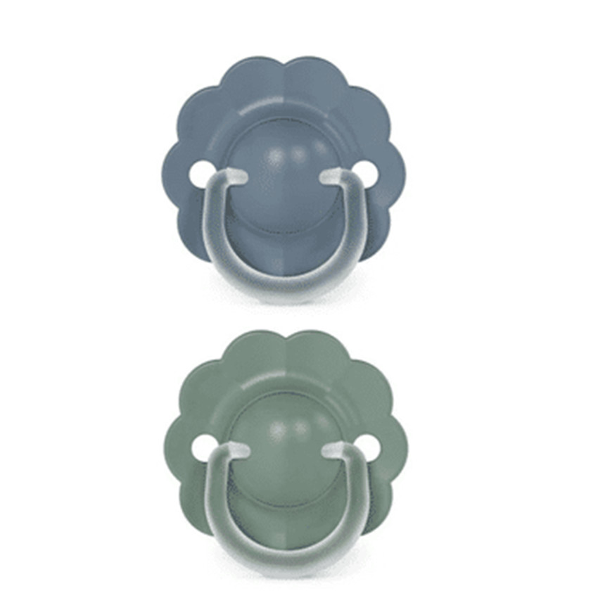 Set van 2 Fopspenen silicone 0-6m SX Pro Wonder SFT Blue/DP Blue 