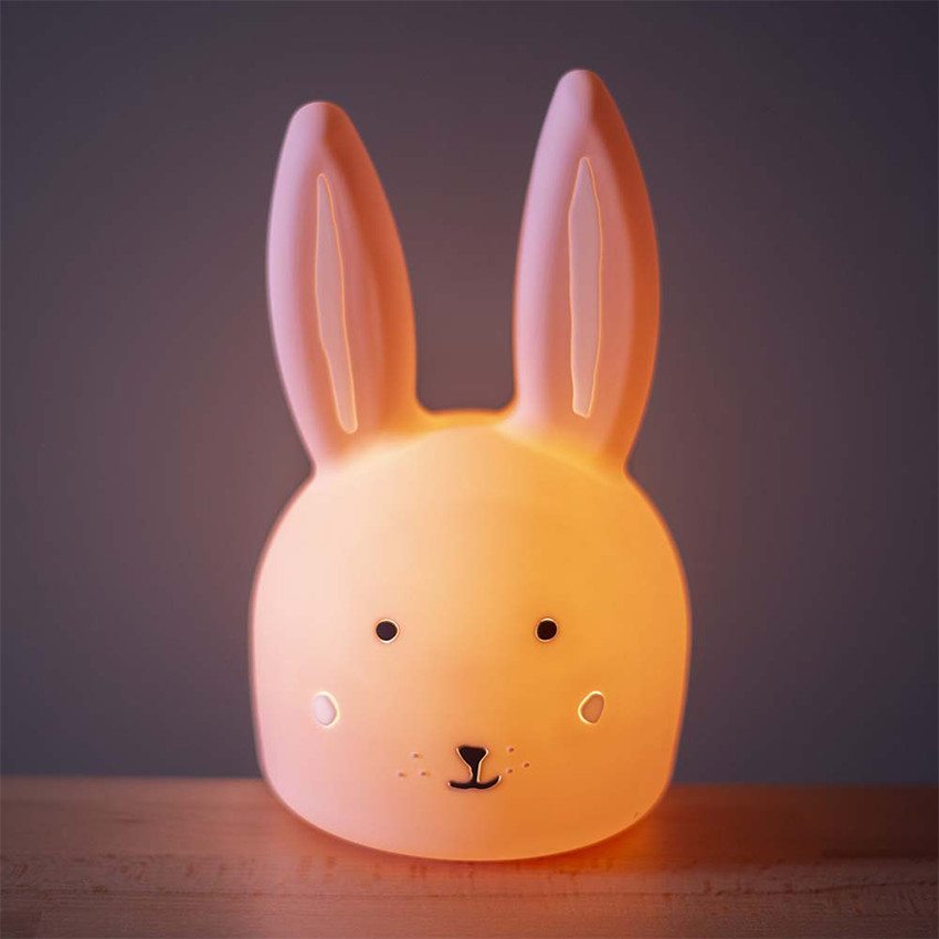 Veilleuse sans fil rechargeable Mrs Rabbit 