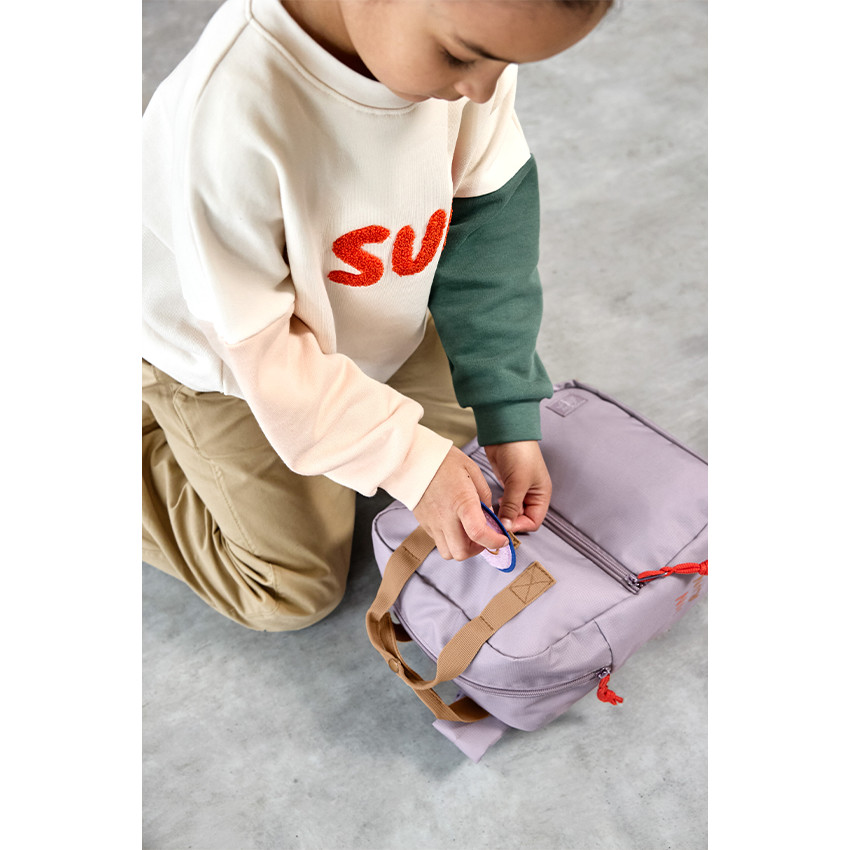 Sac à dos enfant Mini carré Little Gang Lilas 