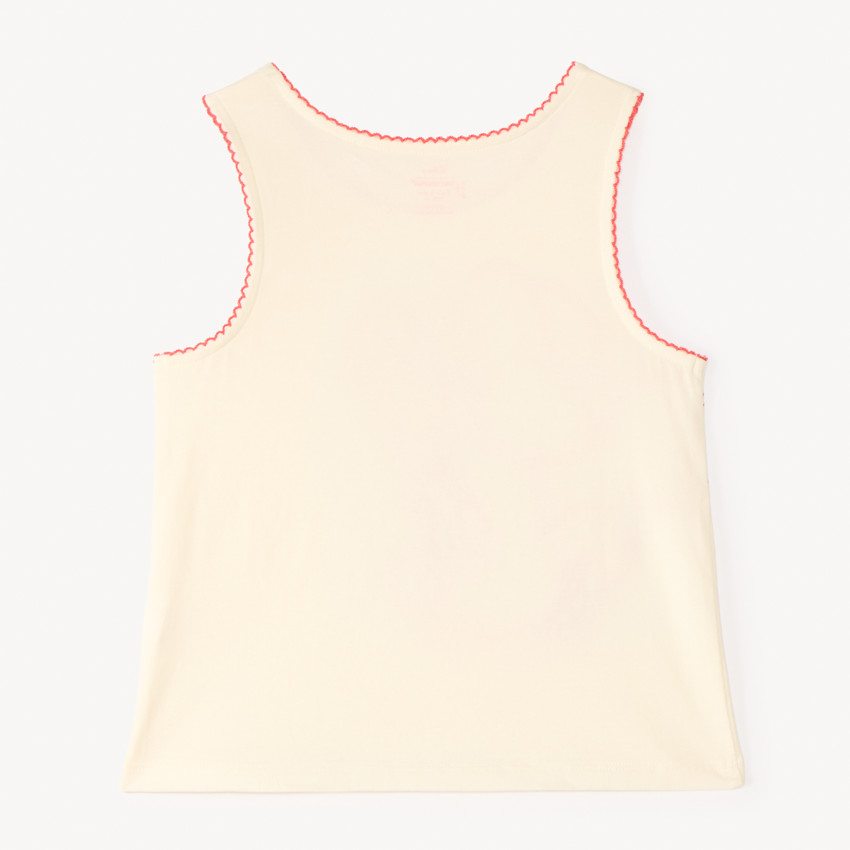 Een effen Minnie Disney tanktop voor meisjesbaby's 