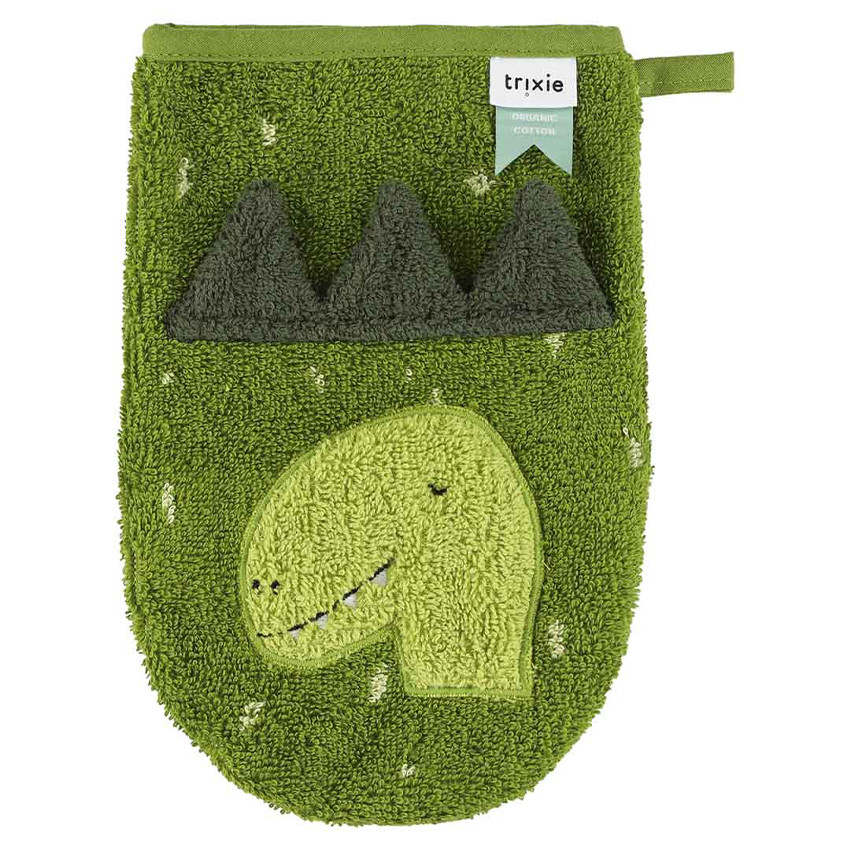 Set de 2 gants de toilette Mr Dino - Mrs Elephant 