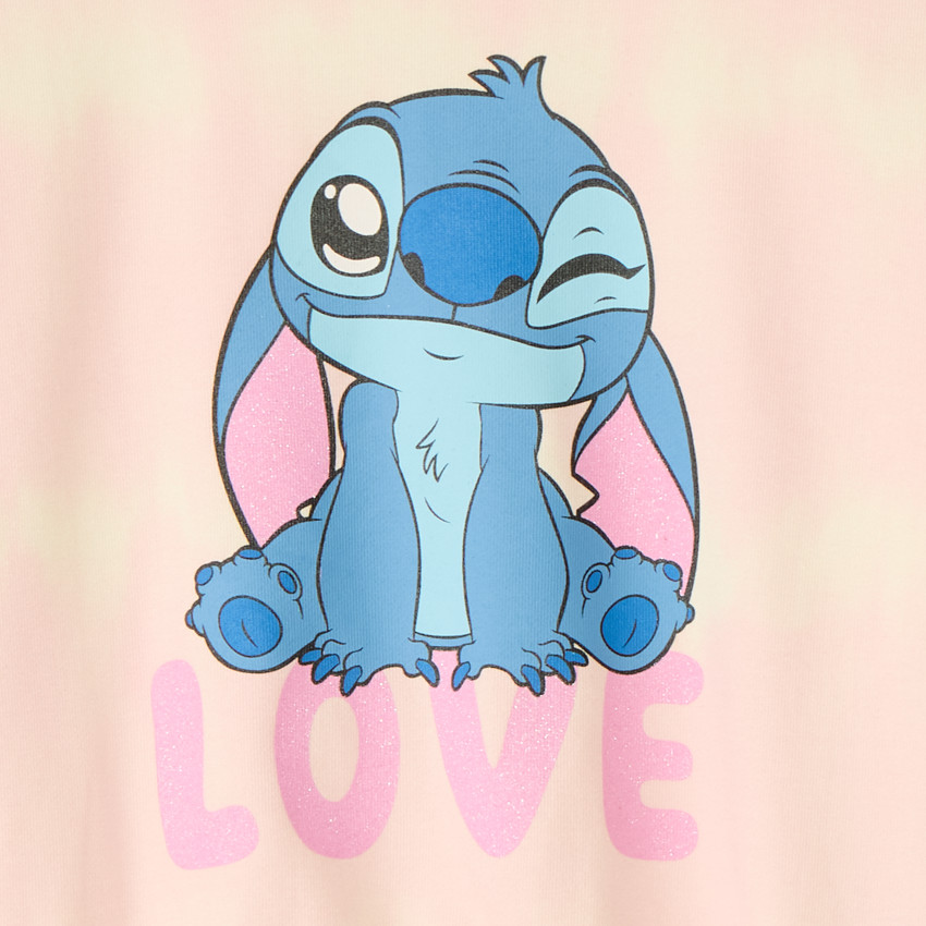 Oversized fleece sweatshirt met Stitch-print van Disney voor meisjes 