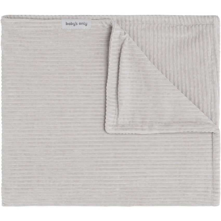 Deken babybed Sense Steengrijs  