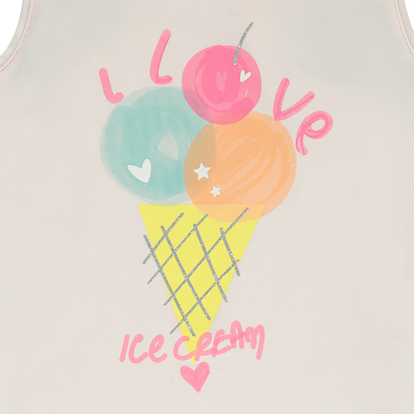 Jersey topje met fantasieprint voor meisjes 