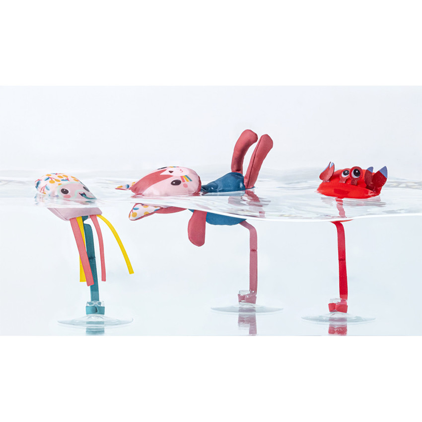 Jouets de bain avec ventouse Jeanne et ses amis 