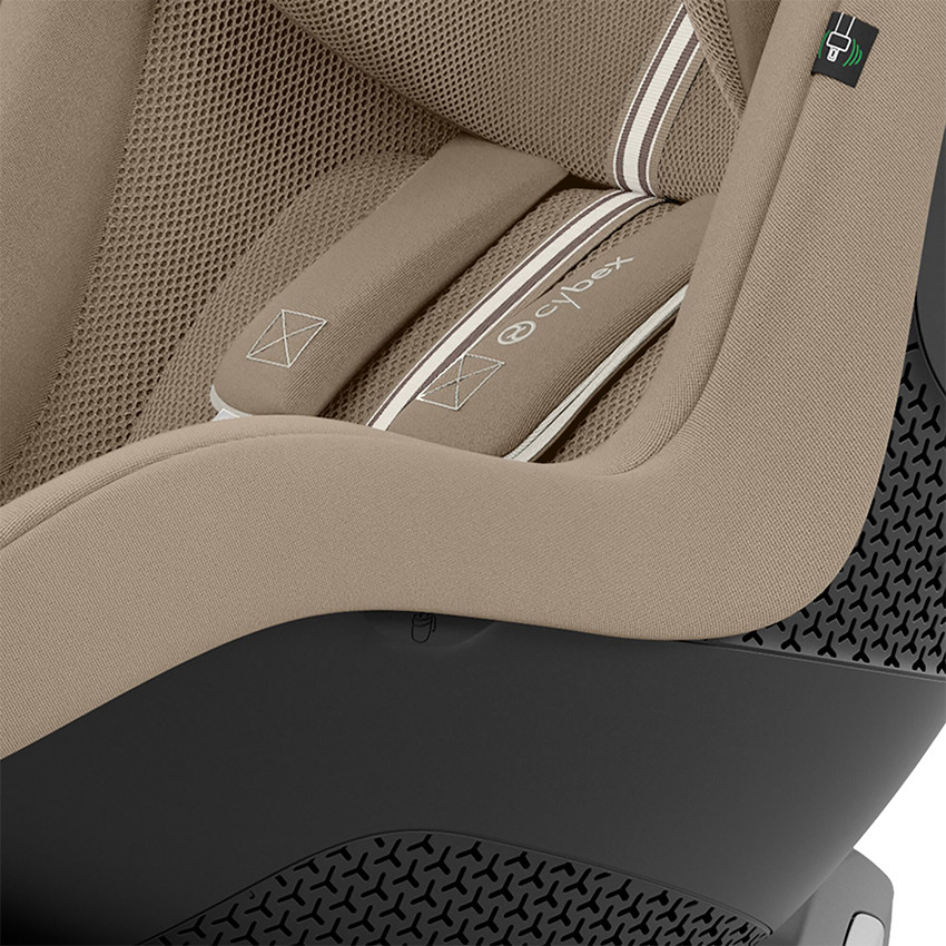 Siège-auto pivotant i-Size Sirona Gi tissu Plus almond beige 