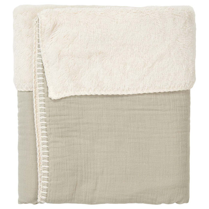 Couverture berceau Teddy Faroo Sage 75x100cm TOG 2.9 