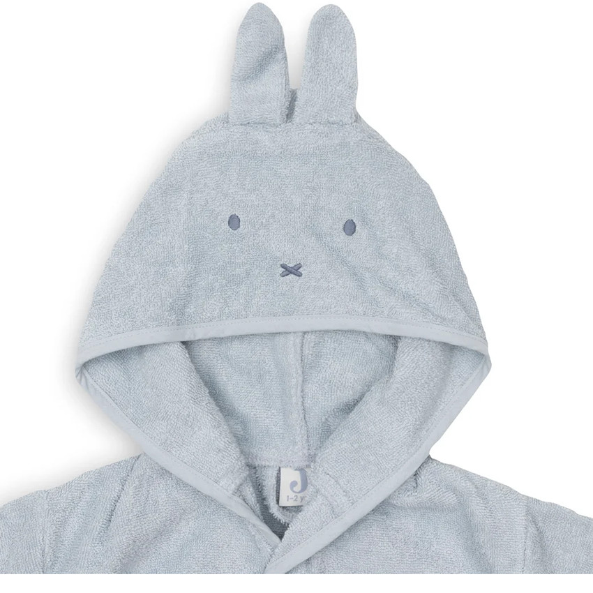 Badjas van badstof Miffy - Cloudy Blue -1/2 jaar 