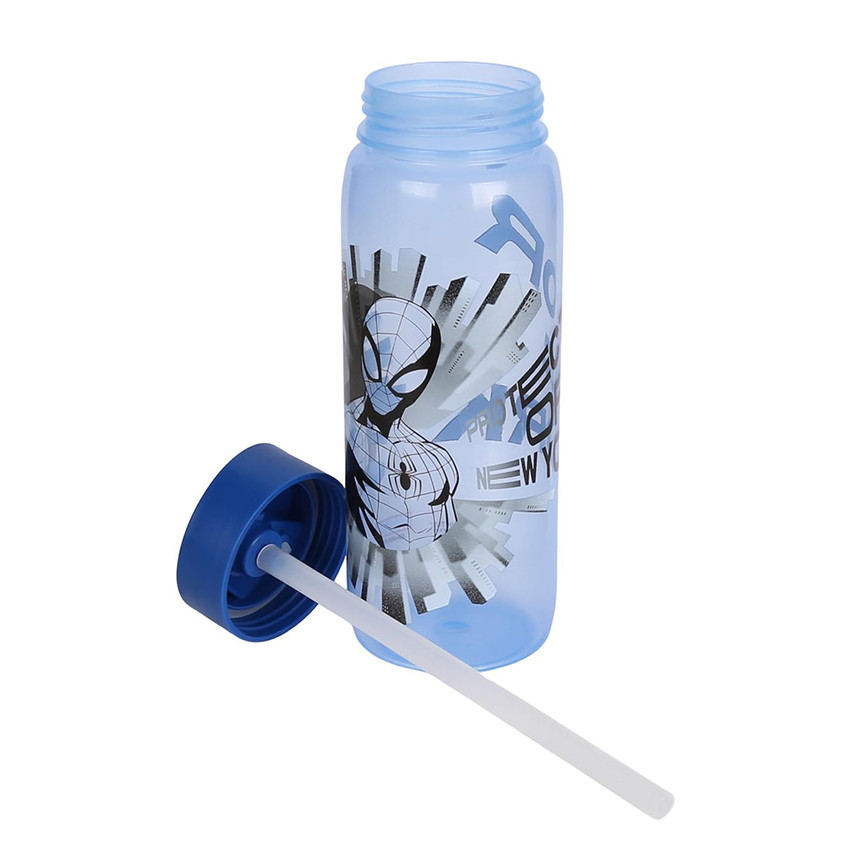 Gourde sport à paille 600ml Spider-Man 