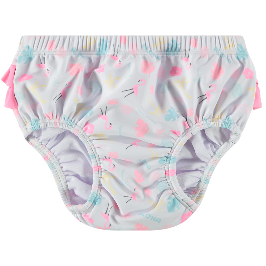 Zwemluier met flamingoprint voor baby meisjes 