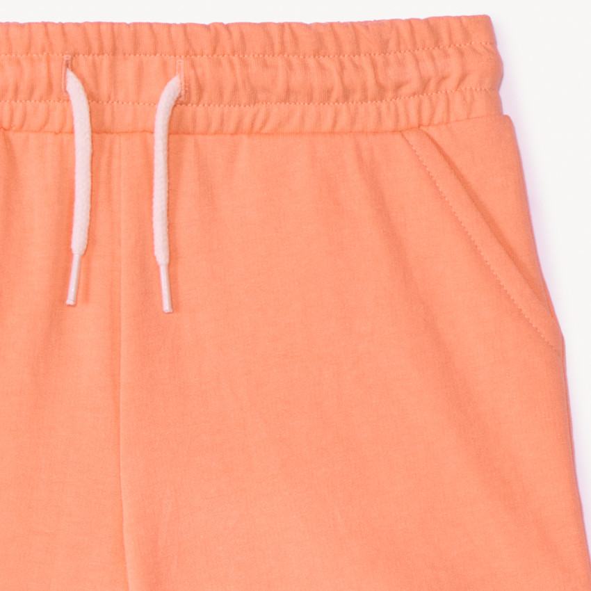 Korte unicolore tricot short voor meisjes 