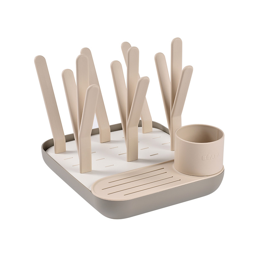 Égouttoir à biberons modulable Forêt terre d'argile 