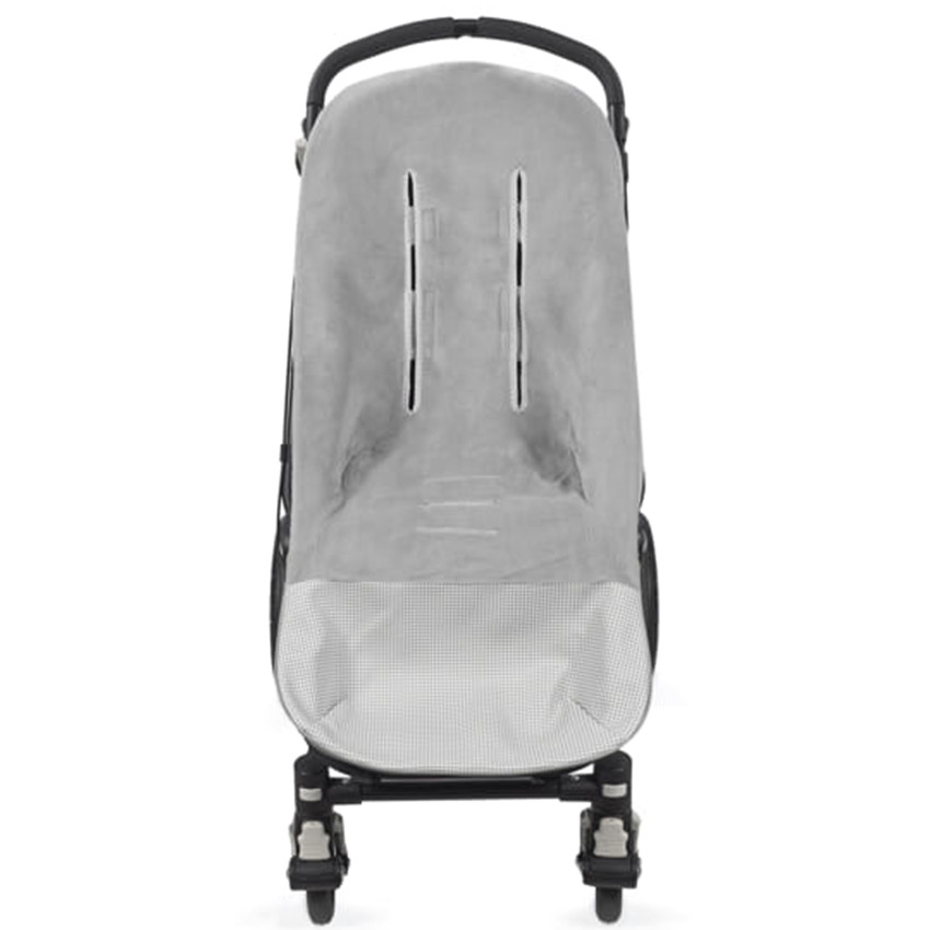 Voetenzak kinderwagen Winter Little Bloom Vichy Grijs TOG 3,5 