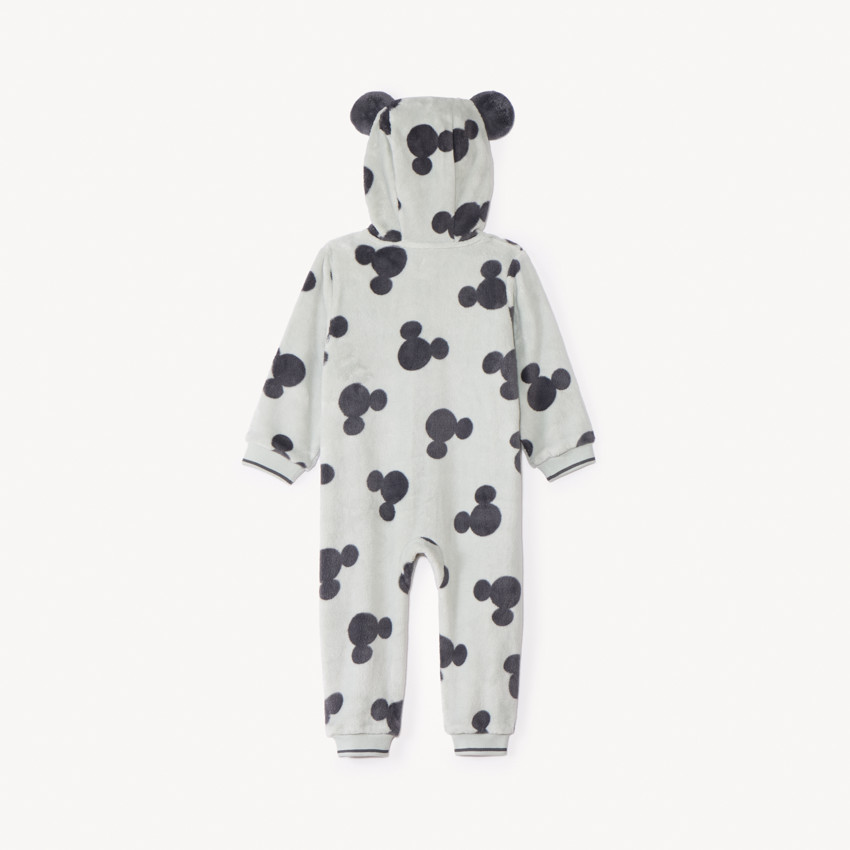Pyjama topper in lichtgroen sherpa met Mickey Disney-print voor babyjongens 