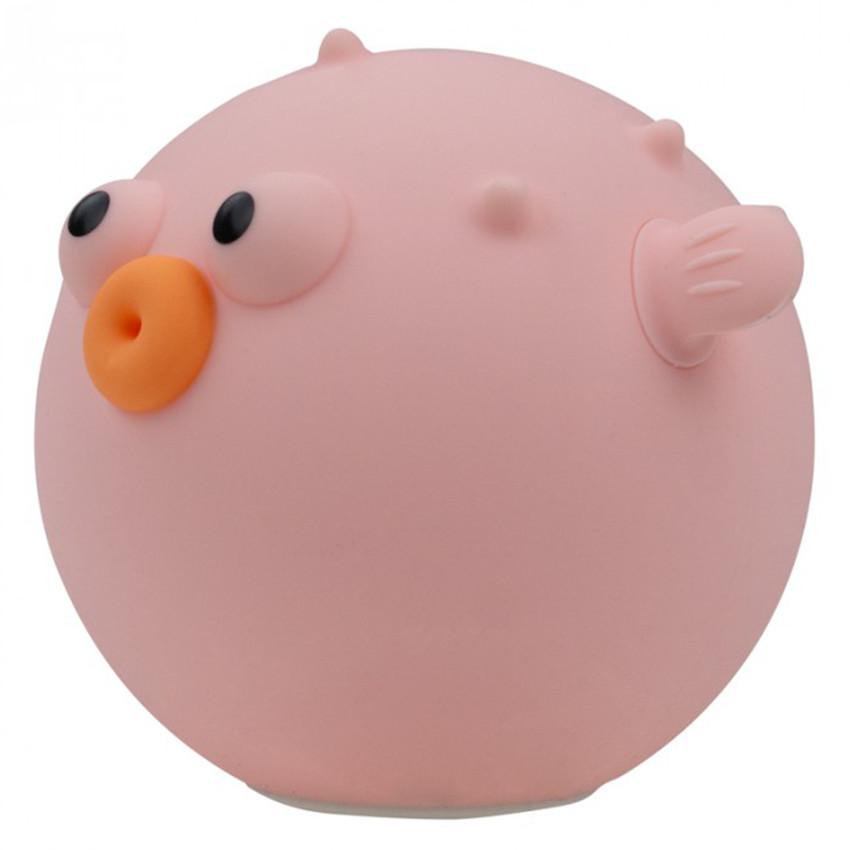 Veilleuse LED Poisson Globe Rose 