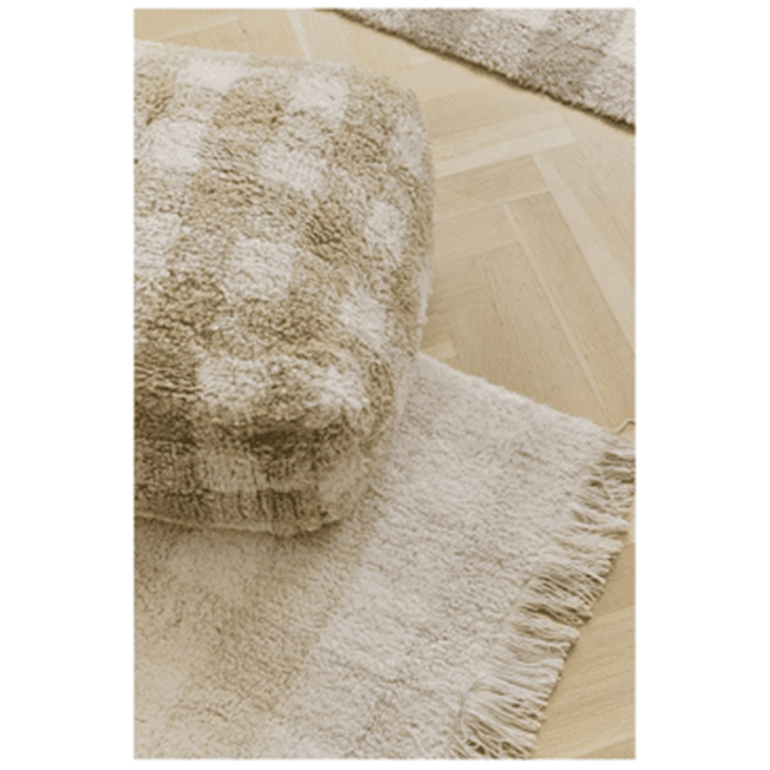 Poef Vichy Matcha 40x40x20cm 