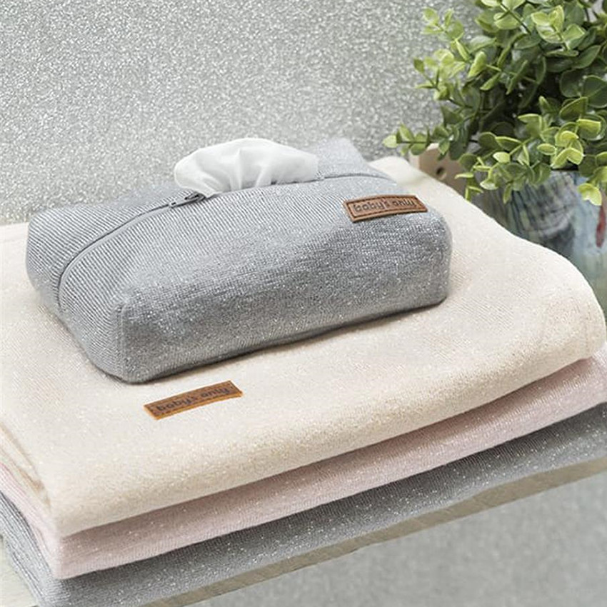 Deken wieg Soft Sparkle - Goud/ivoor 70x95 cm 