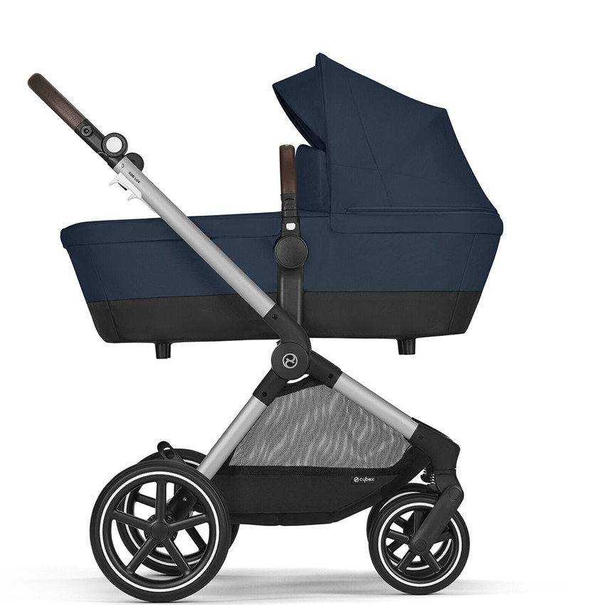 Kinderwagen Eos Lux Silver 2-in-1 Ocean Blue 