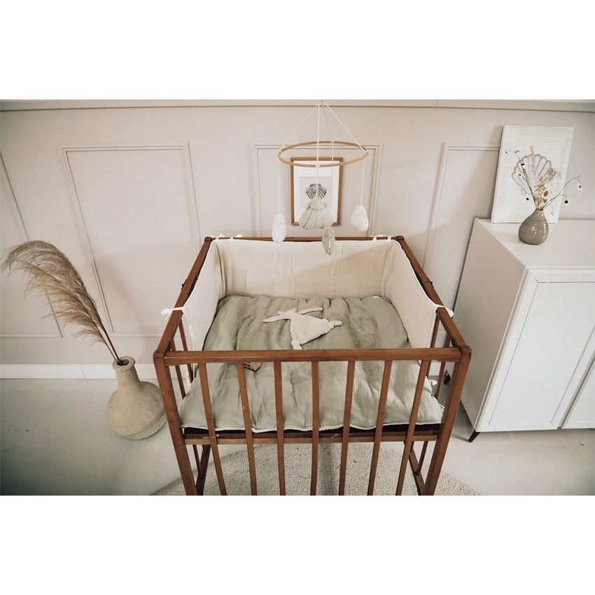 Bed/Parkomranding Faro Warm White 180x30cm 