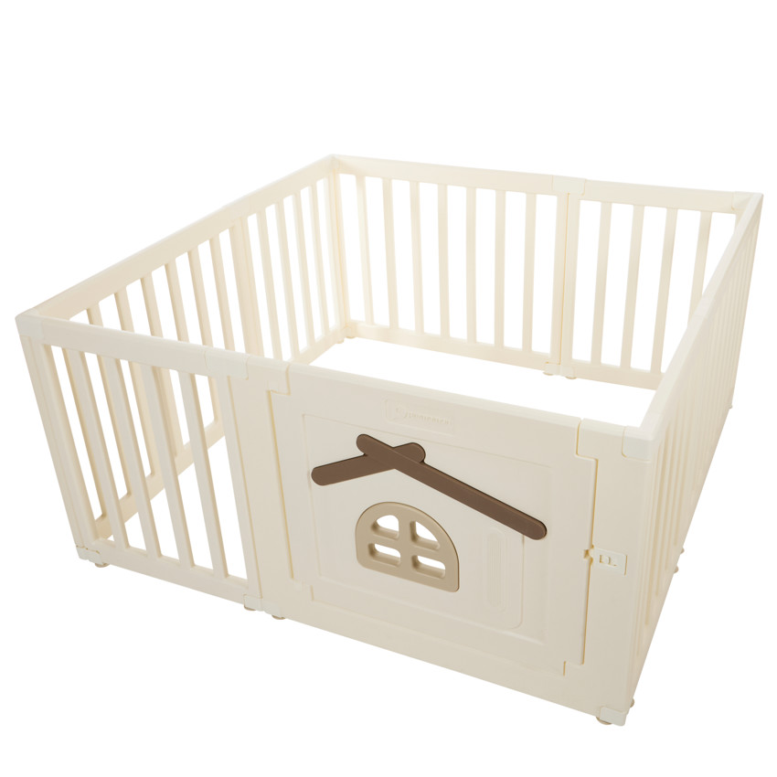 Parc modulable Joy en plastique blanc 