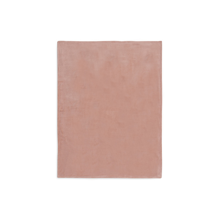 DEKEN BED 100x150cm Cosy Knit - Wild rose/Velvet 