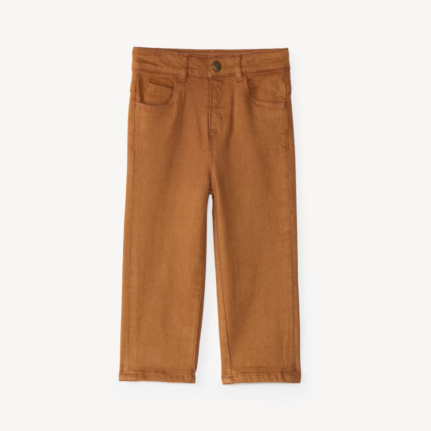 Pantalon bébé garçon en denim uni 