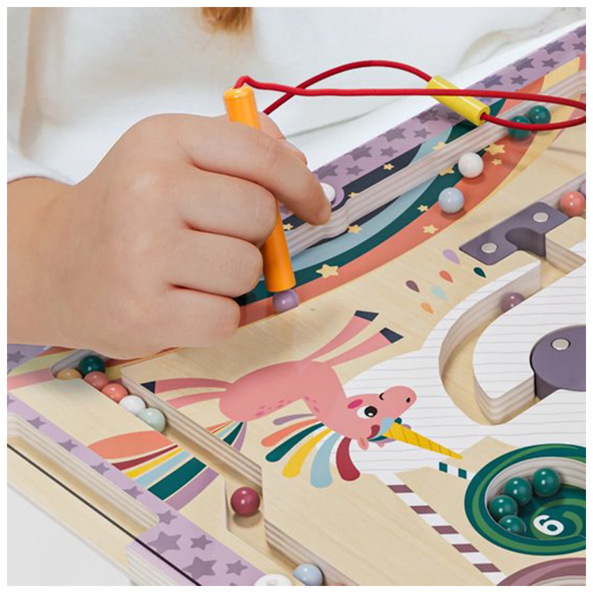 Doolhof Fantasie Eenhoorn Educatief spel 36m+ 