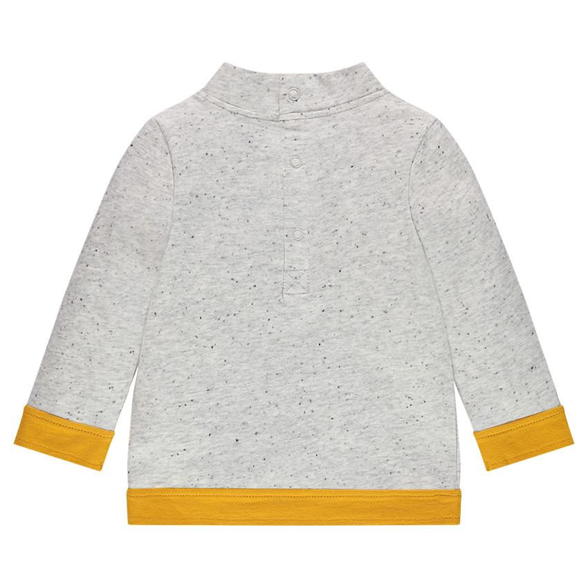 Sweat en molleton neps avec poche forme bouche 