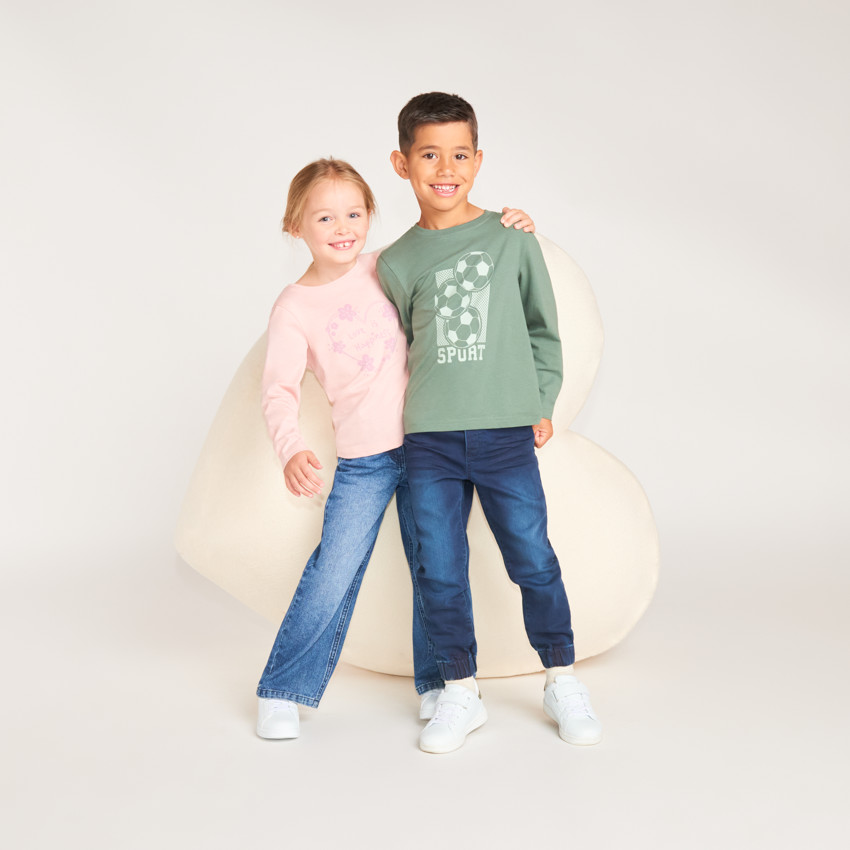 T-shirt manches longues print sport pour garçon 