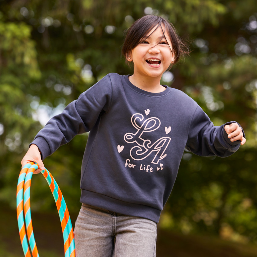 Sweat molleton fantaisie fille 