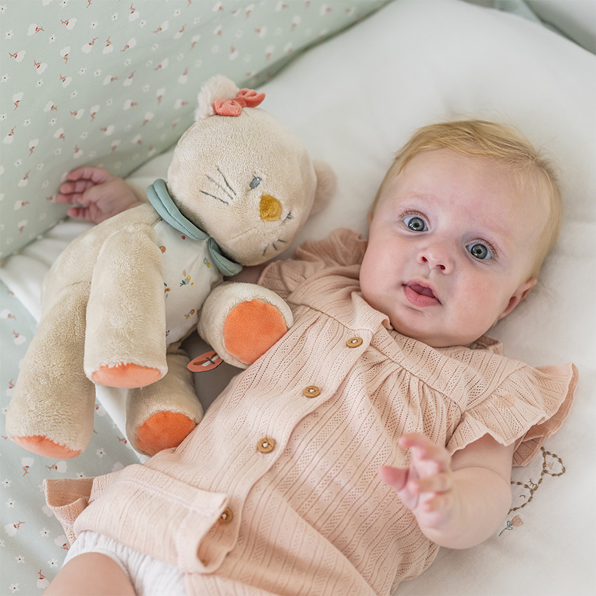 Peluche - chat Lana - Sable beige - 30 cm 