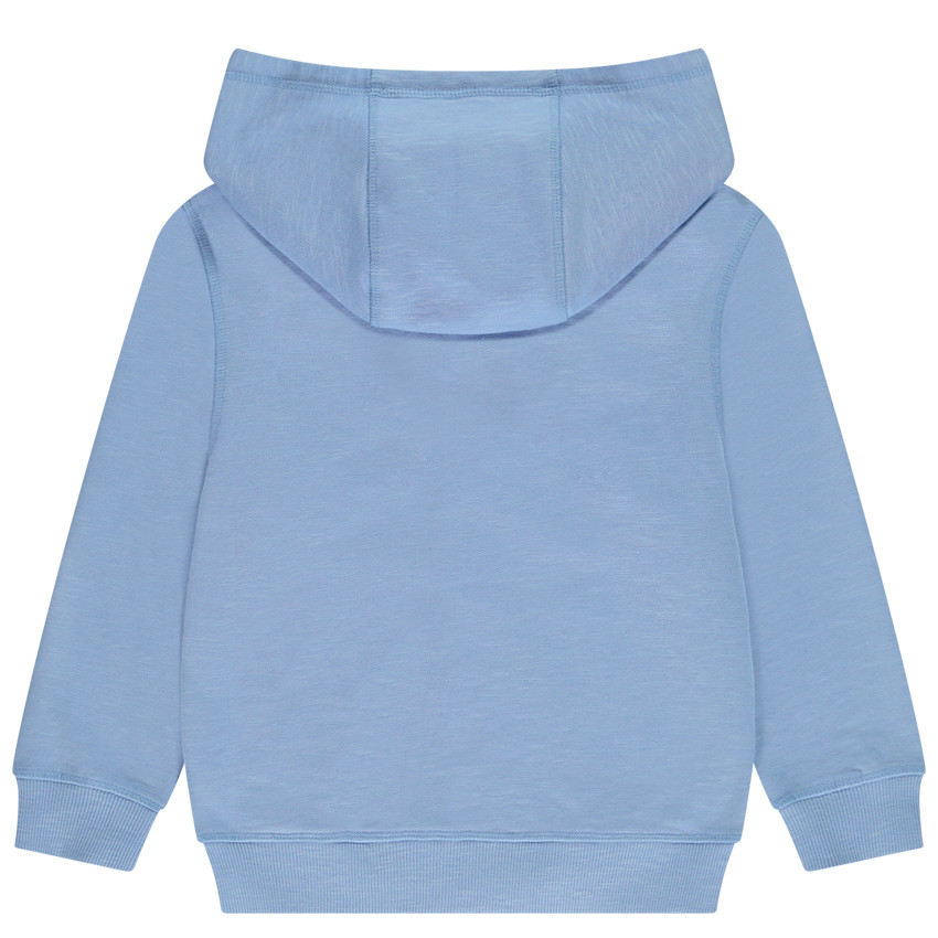 Gilet à capuche en molleton uni pour garçon 