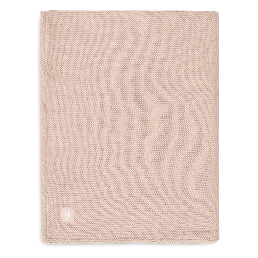 Deken wieg Basic Knit Fleece 75x100 cm - Wild Rose 