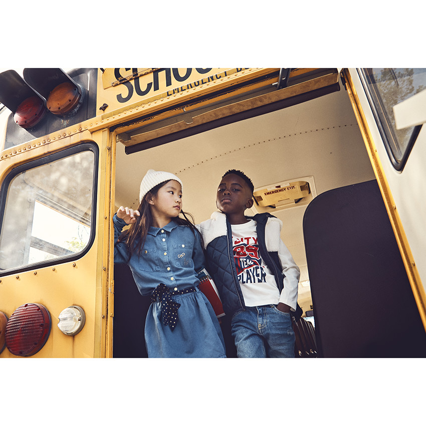 Doudoune sans manches en sherpa pour garçon 