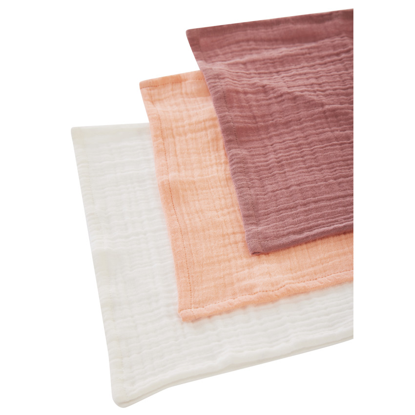 Set van 5 tetra handdoeken 25 x 25 cm 