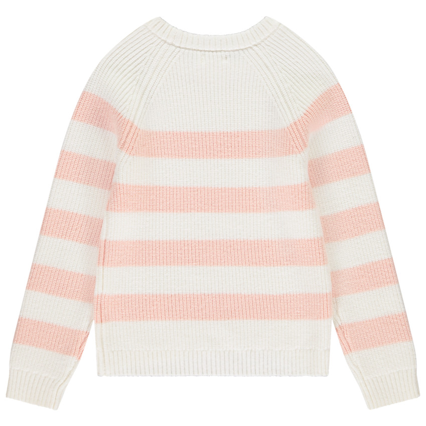 Pull à manches longues en tricot pour fille  