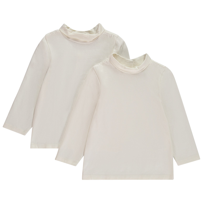 Ondertrui Effen Col Cheminé voor Meisjes 