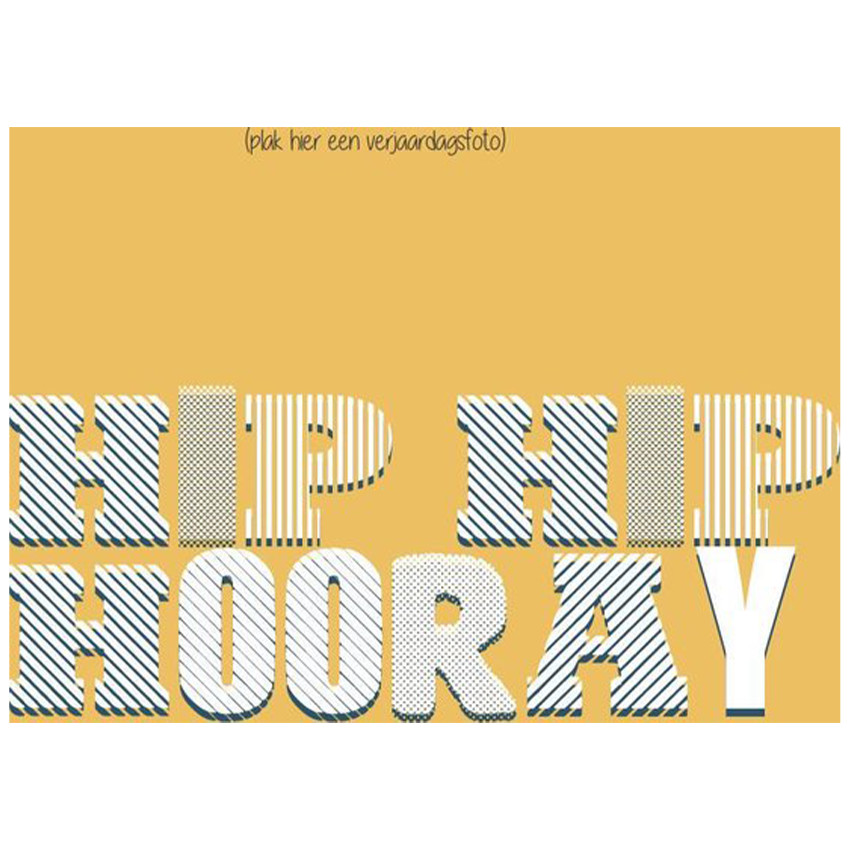 Livre d'anniversaire "Texte Néerlandais" Bleu Indigo 